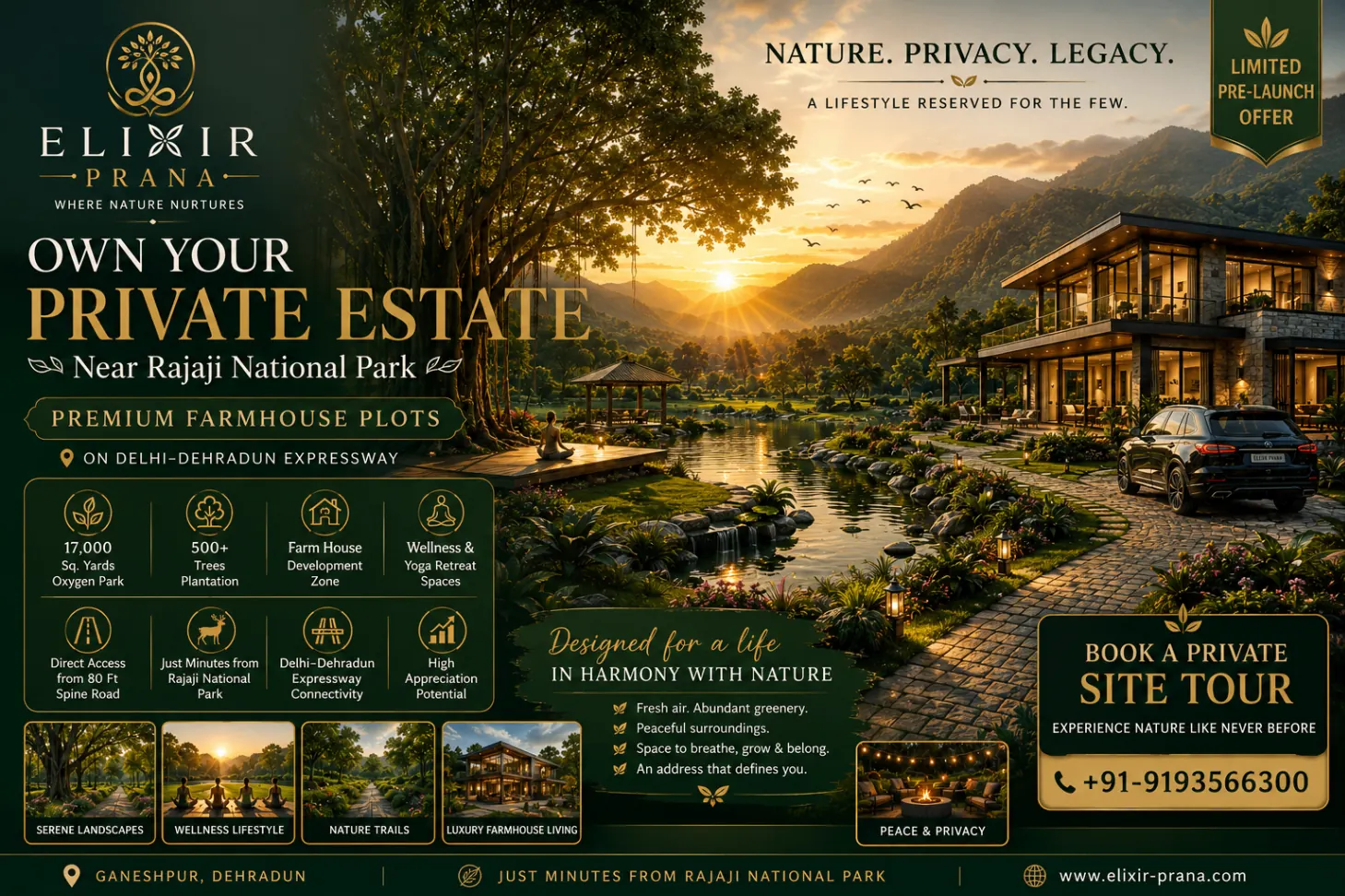 Luxury villa plots near Dehradun